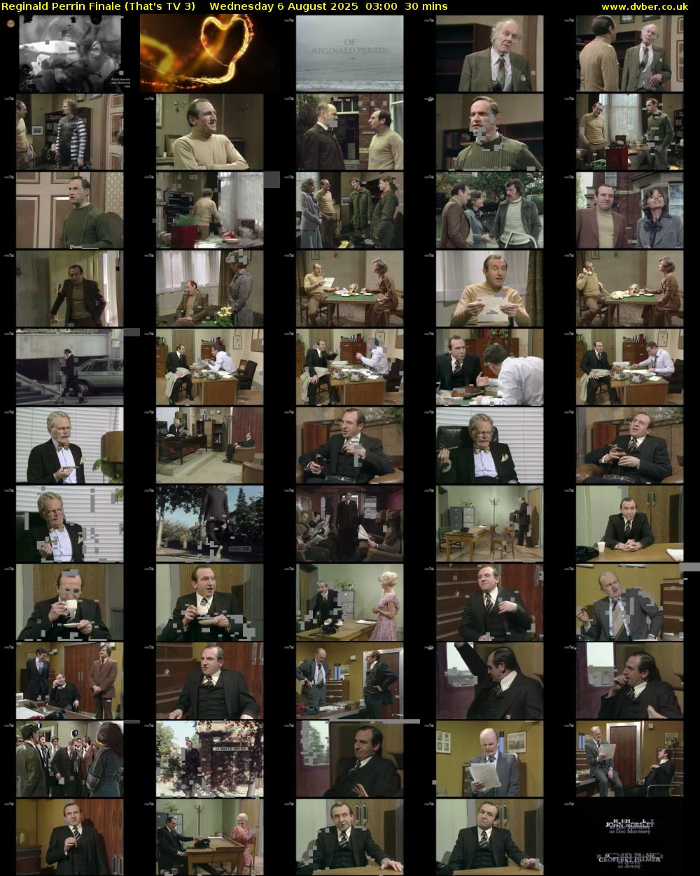 Reginald Perrin Finale (That's TV 3) Wednesday 6 August 2025 03:00 - 03:30