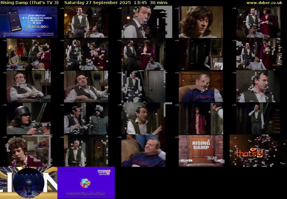 Rising Damp (That's TV 3) Saturday 27 September 2025 13:45 - 14:15