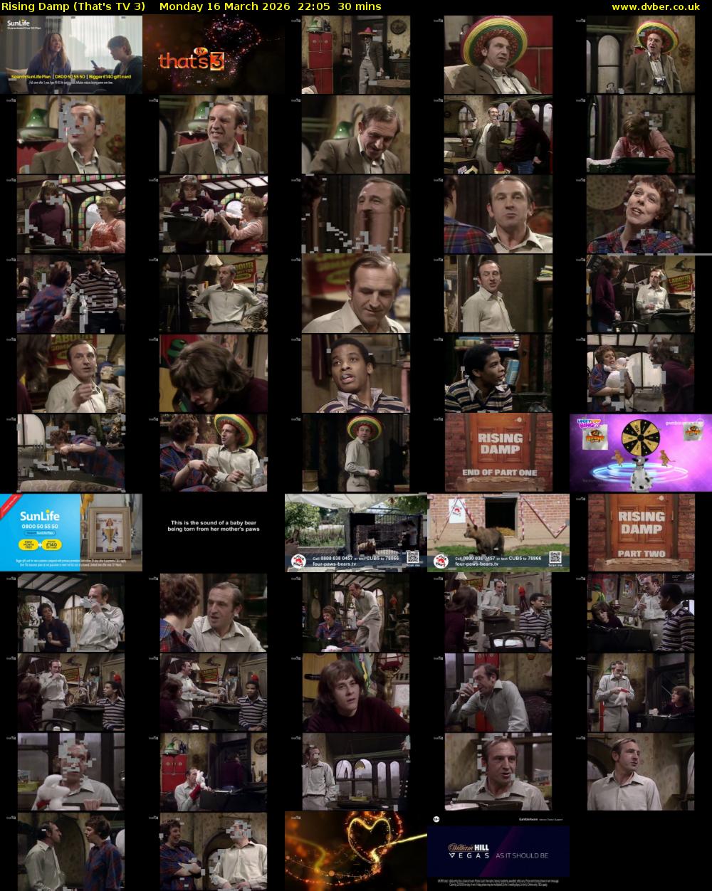 Rising Damp (That's TV 3) Monday 16 March 2026 22:05 - 22:35