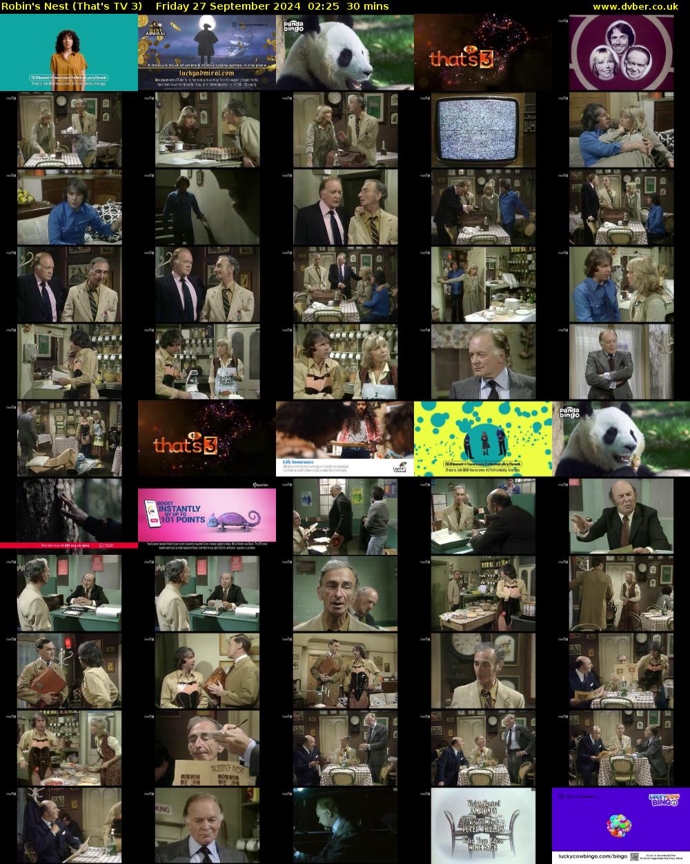 Robin's Nest (That's TV 3) Friday 27 September 2024 02:25 - 02:55