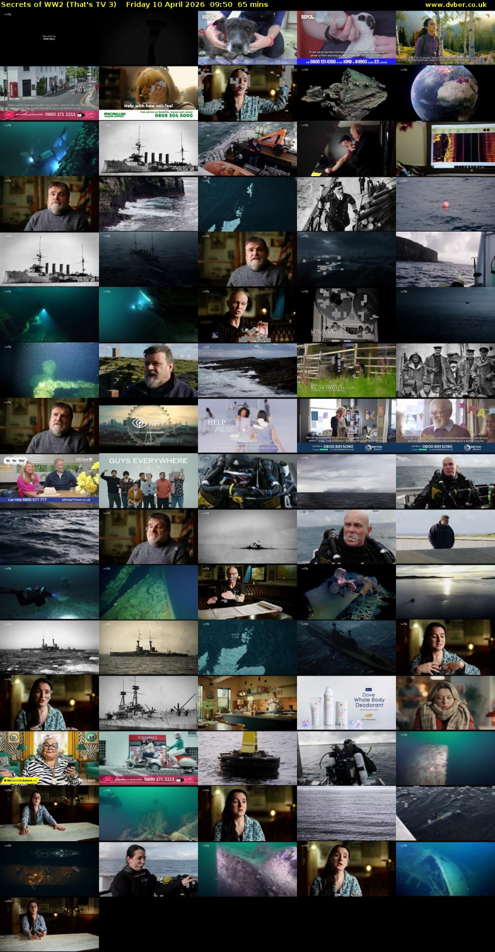 Secrets of WW2 (That's TV 3) Friday 10 April 2026 09:50 - 10:55