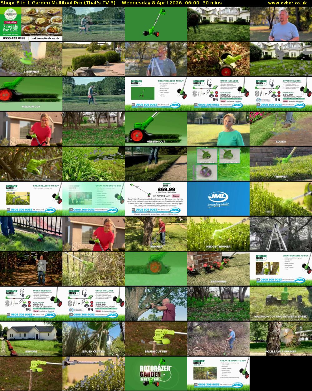 Shop: 8 in 1 Garden Multitool Pro (That's TV 3) Wednesday 8 April 2026 06:00 - 06:30