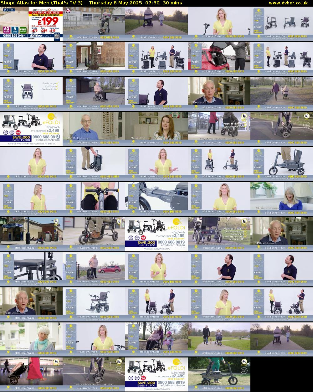 Shop: Atlas for Men (That's TV 3) Thursday 8 May 2025 07:30 - 08:00