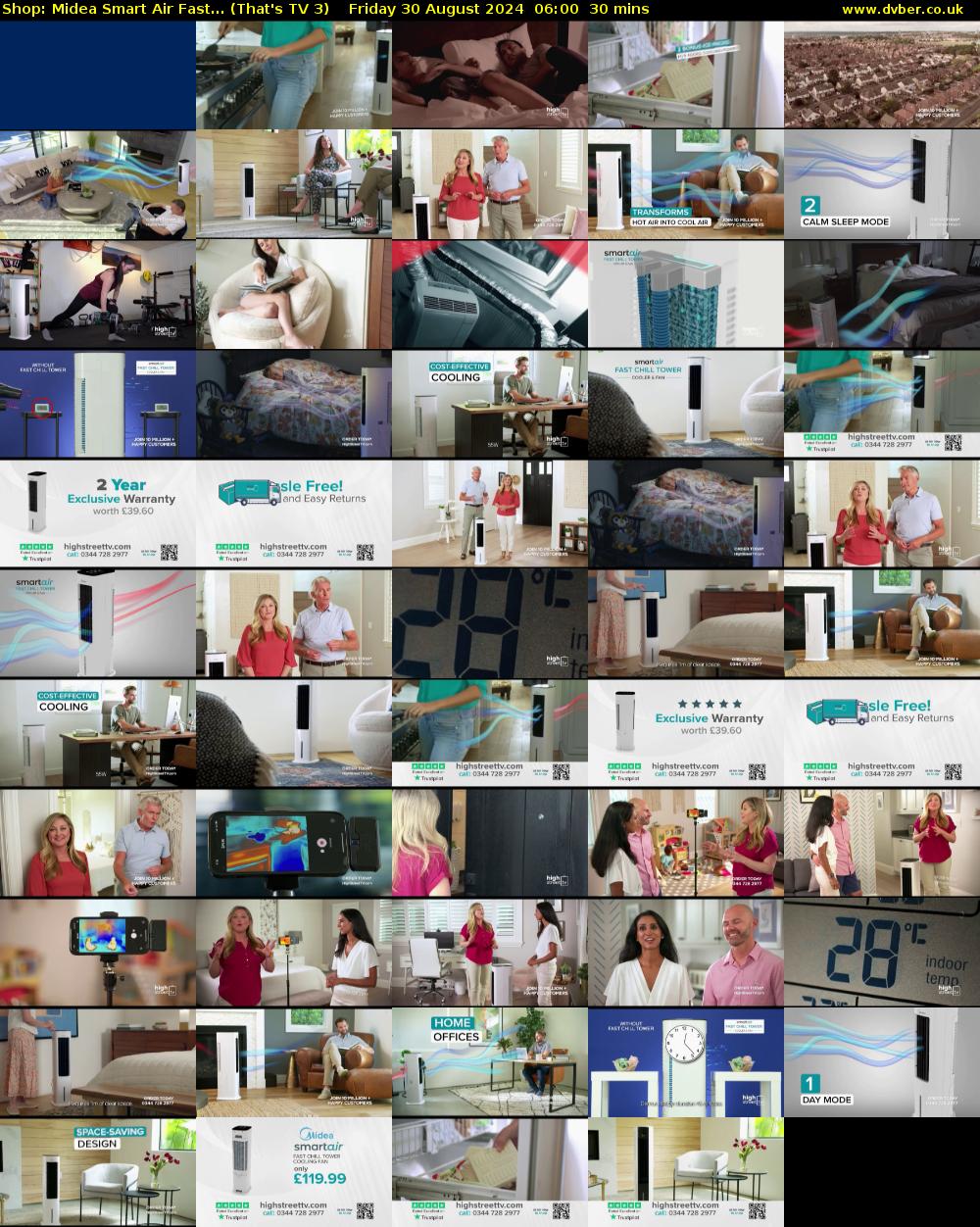 Shop: Midea Smart Air Fast... (That's TV 3) Friday 30 August 2024 06:00 - 06:30