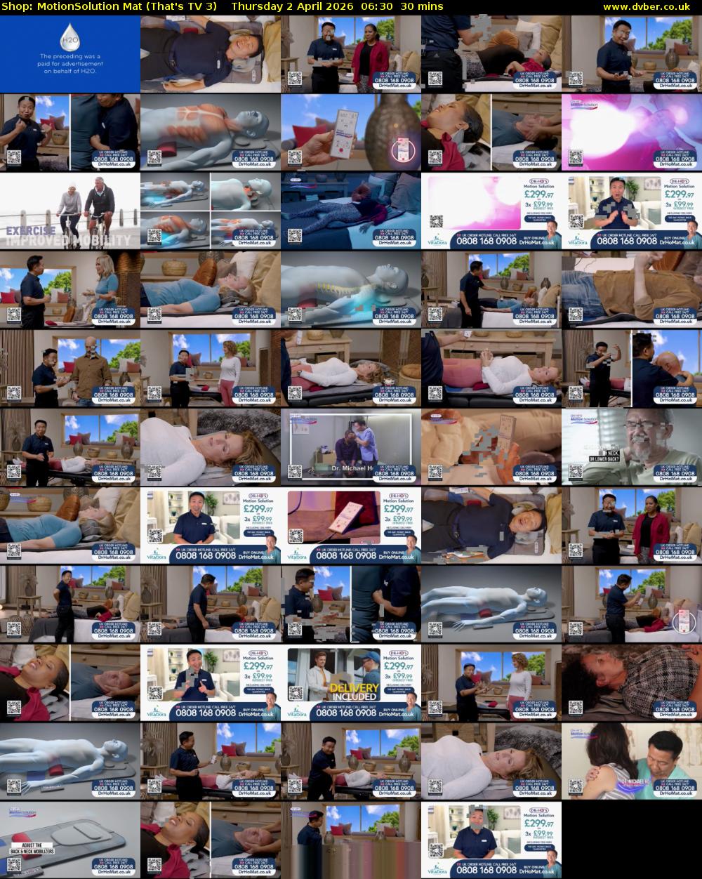 Shop: MotionSolution Mat (That's TV 3) Thursday 2 April 2026 06:30 - 07:00