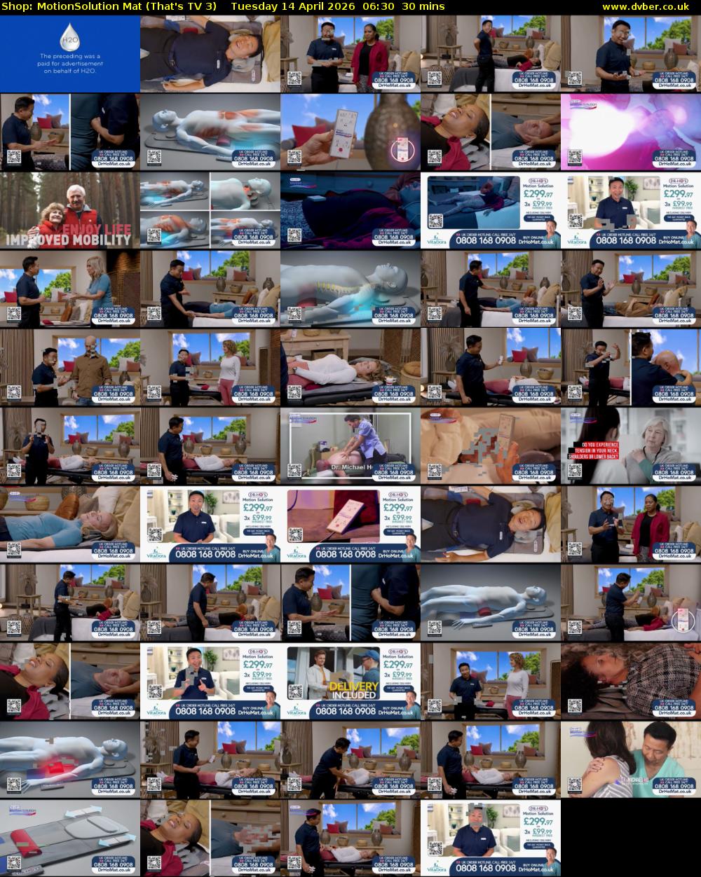 Shop: MotionSolution Mat (That's TV 3) Tuesday 14 April 2026 06:30 - 07:00