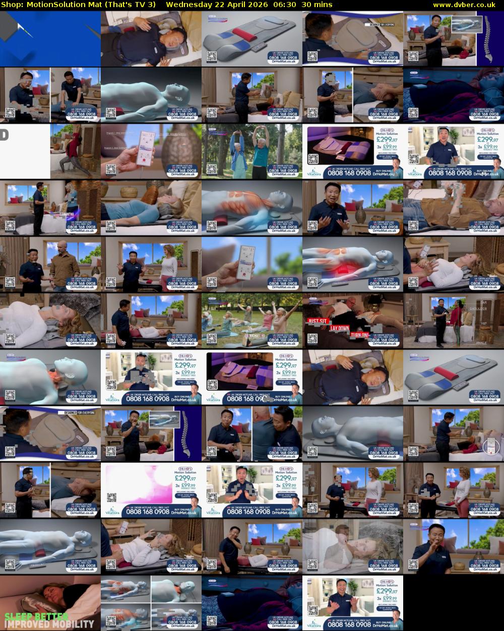 Shop: MotionSolution Mat (That's TV 3) Wednesday 22 April 2026 06:30 - 07:00