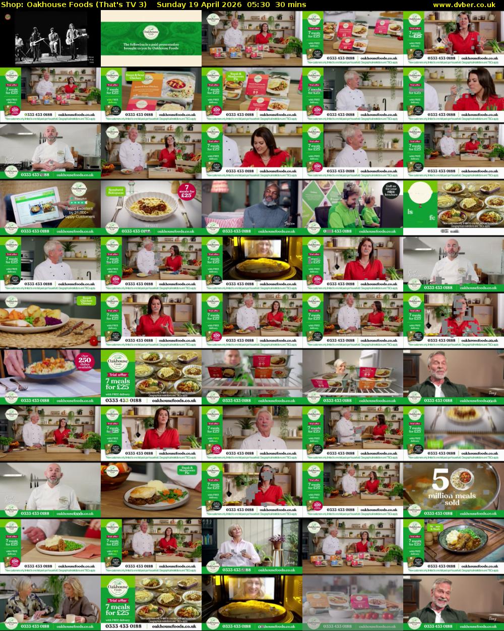 Shop: Oakhouse Foods (That's TV 3) Sunday 19 April 2026 05:30 - 06:00