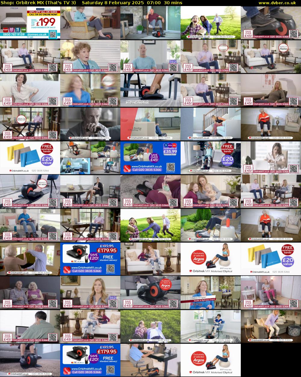 Shop: Orbitrek MX (That's TV 3) Saturday 8 February 2025 07:00 - 07:30