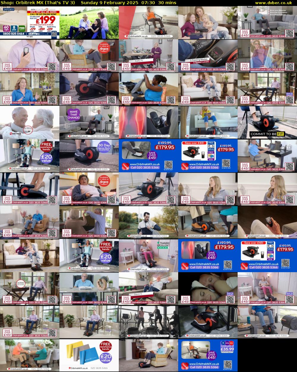 Shop: Orbitrek MX (That's TV 3) Sunday 9 February 2025 07:30 - 08:00