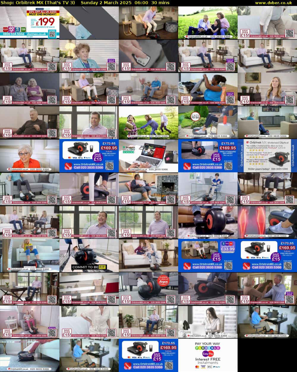 Shop: Orbitrek MX (That's TV 3) Sunday 2 March 2025 06:00 - 06:30