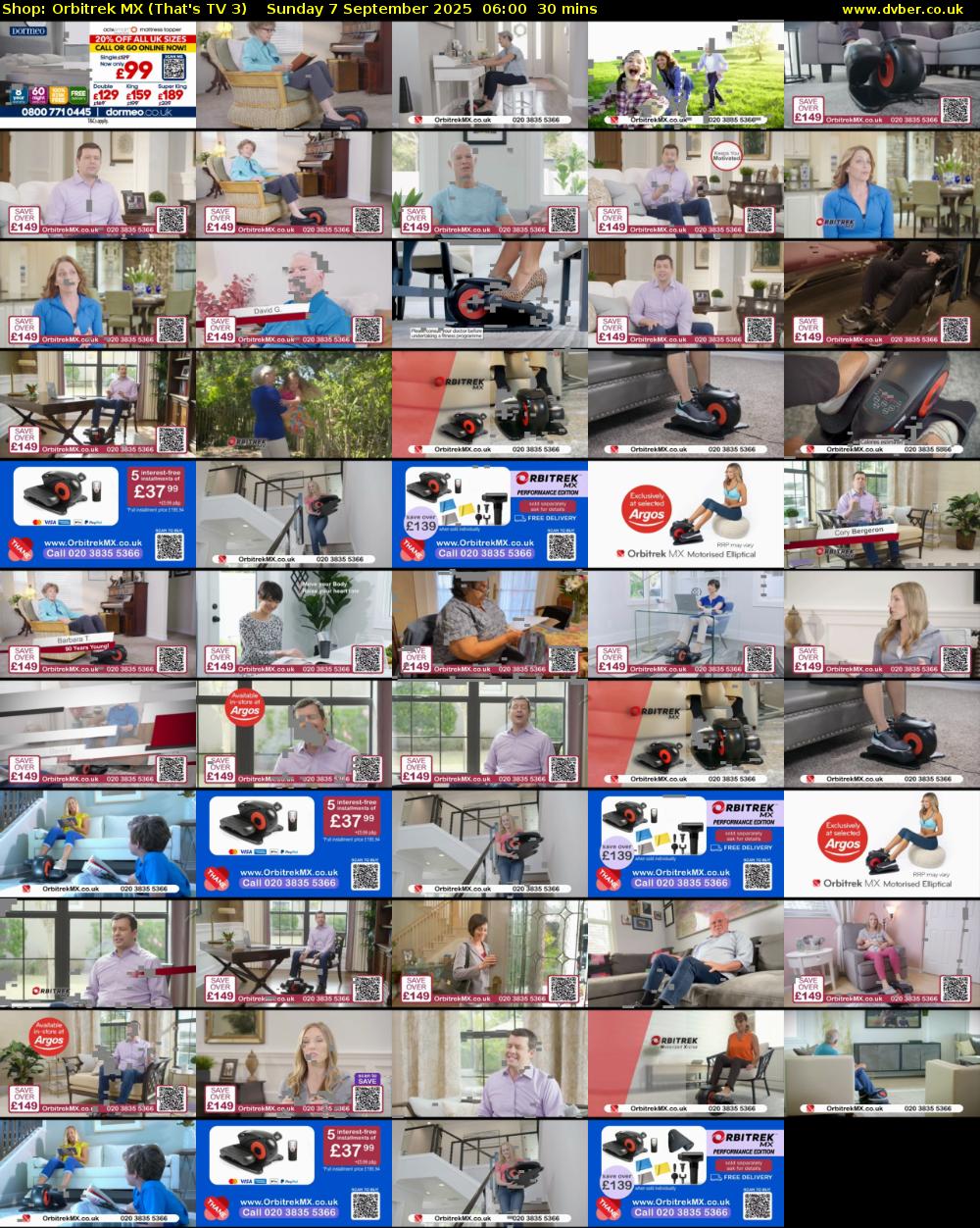 Shop: Orbitrek MX (That's TV 3) Sunday 7 September 2025 06:00 - 06:30