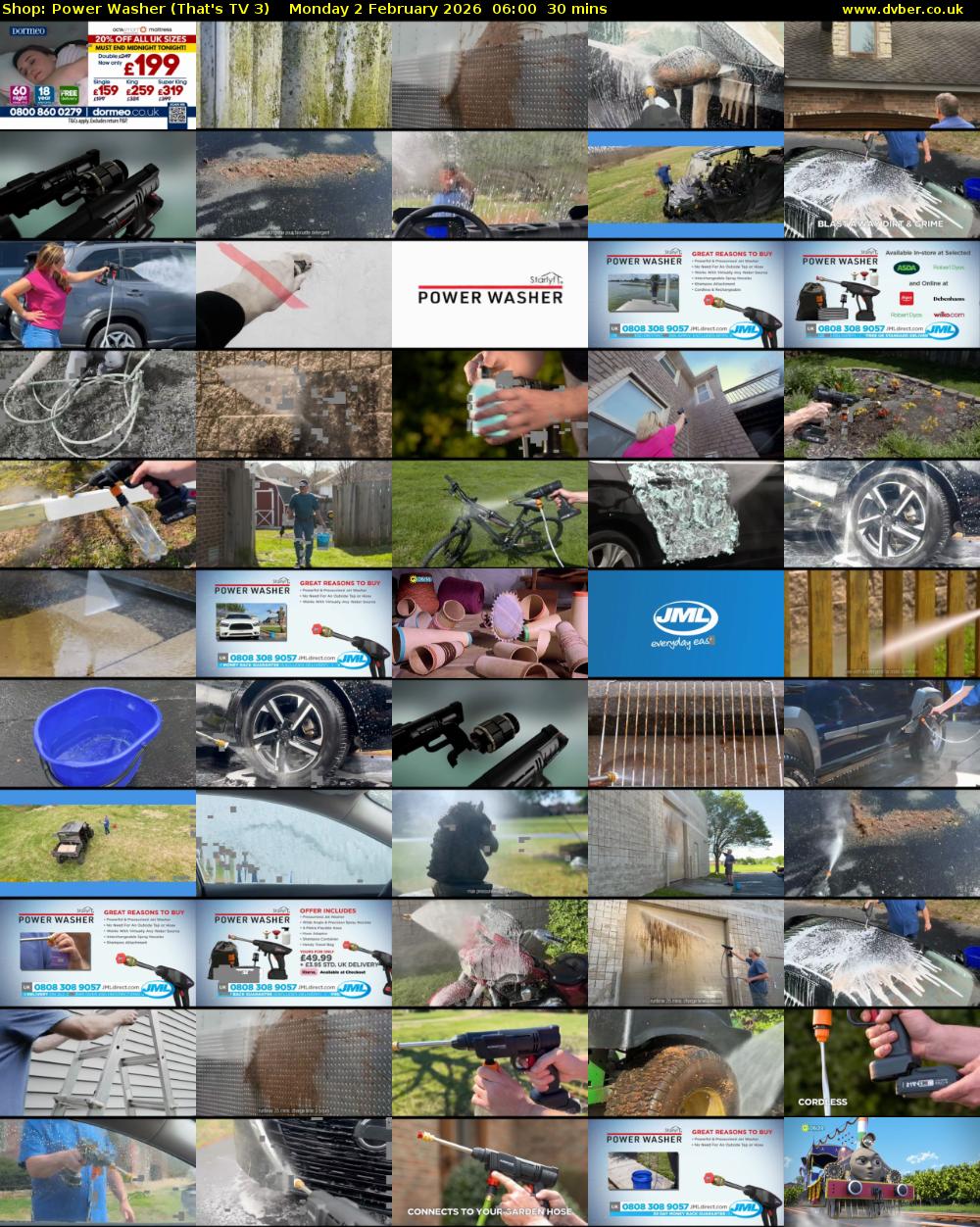 Shop: Power Washer (That's TV 3) Monday 2 February 2026 06:00 - 06:30