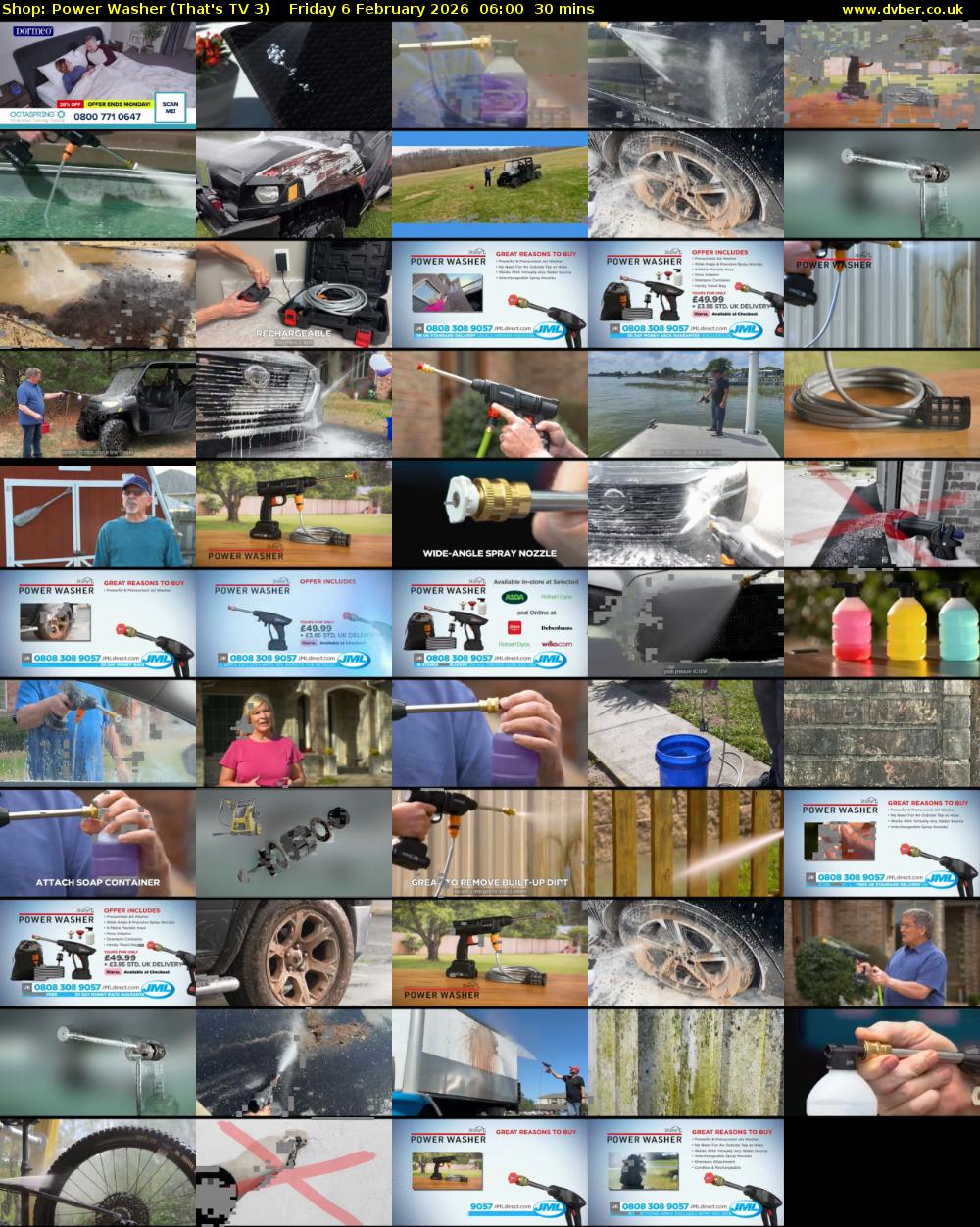 Shop: Power Washer (That's TV 3) Friday 6 February 2026 06:00 - 06:30