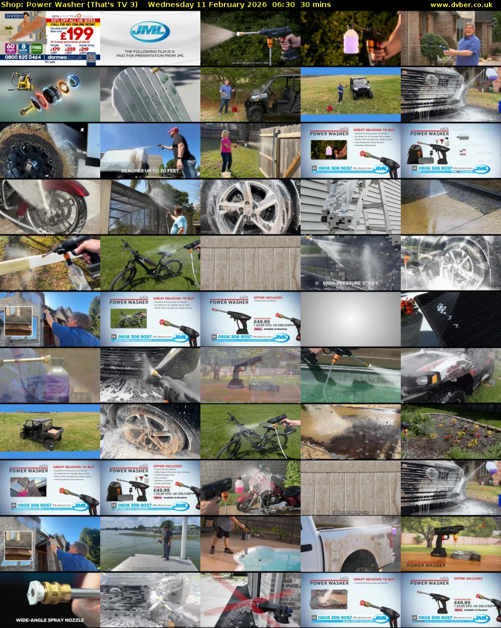 Shop: Power Washer (That's TV 3) Wednesday 11 February 2026 06:30 - 07:00