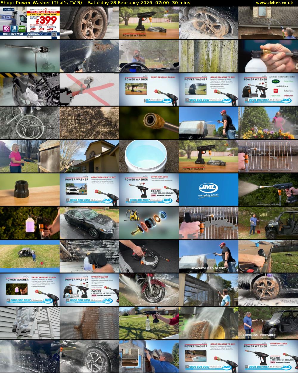 Shop: Power Washer (That's TV 3) Saturday 28 February 2026 07:00 - 07:30