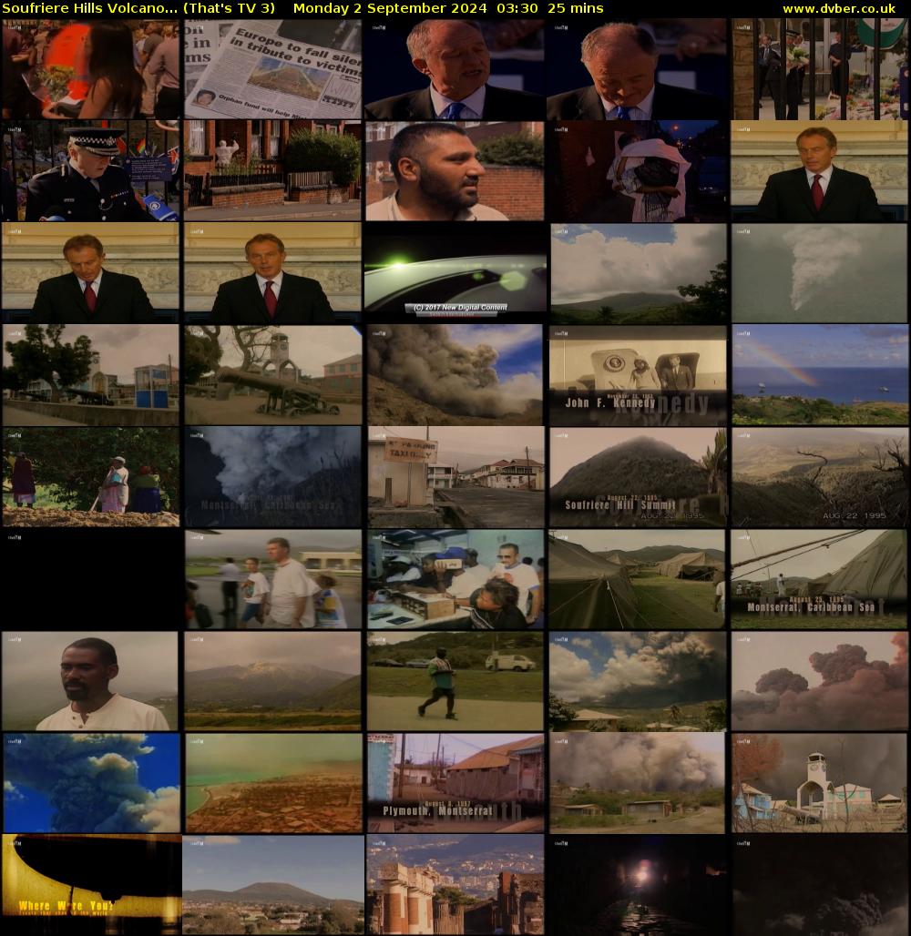 Soufriere Hills Volcano... (That's TV 3) Monday 2 September 2024 03:30 - 03:55