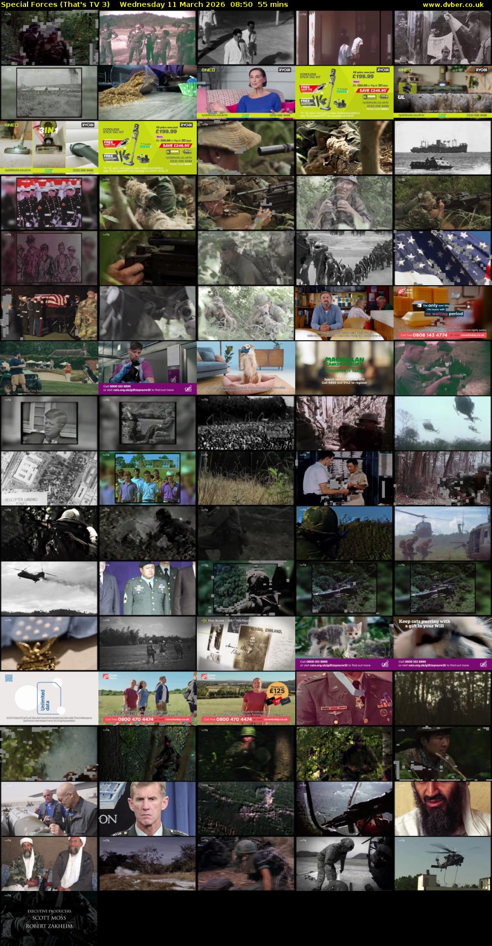 Special Forces (That's TV 3) Wednesday 11 March 2026 08:50 - 09:45