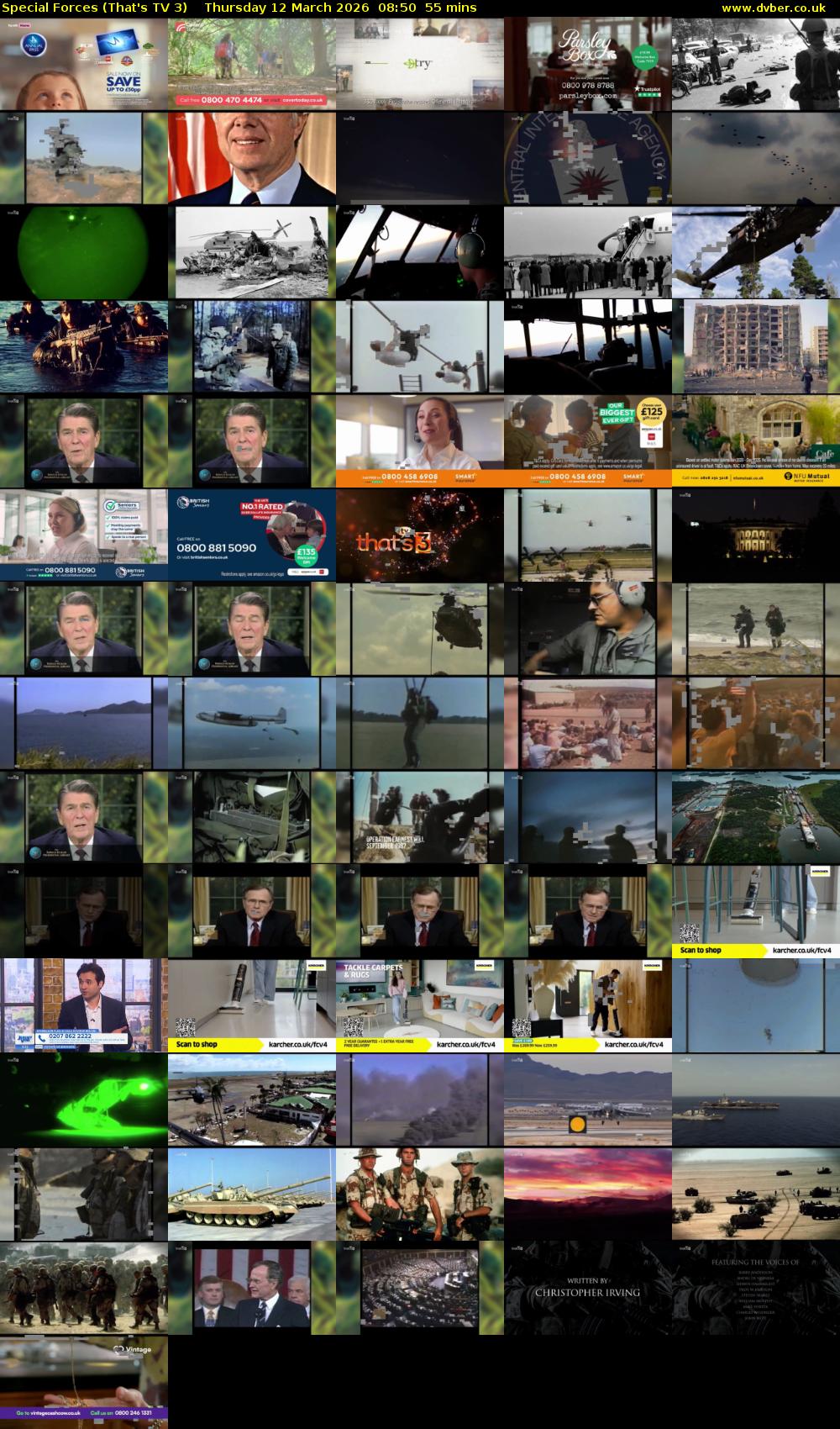 Special Forces (That's TV 3) Thursday 12 March 2026 08:50 - 09:45