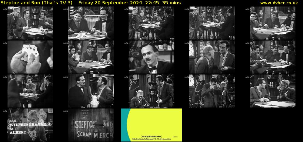 Steptoe and Son (That's TV 3) Friday 20 September 2024 22:45 - 23:20