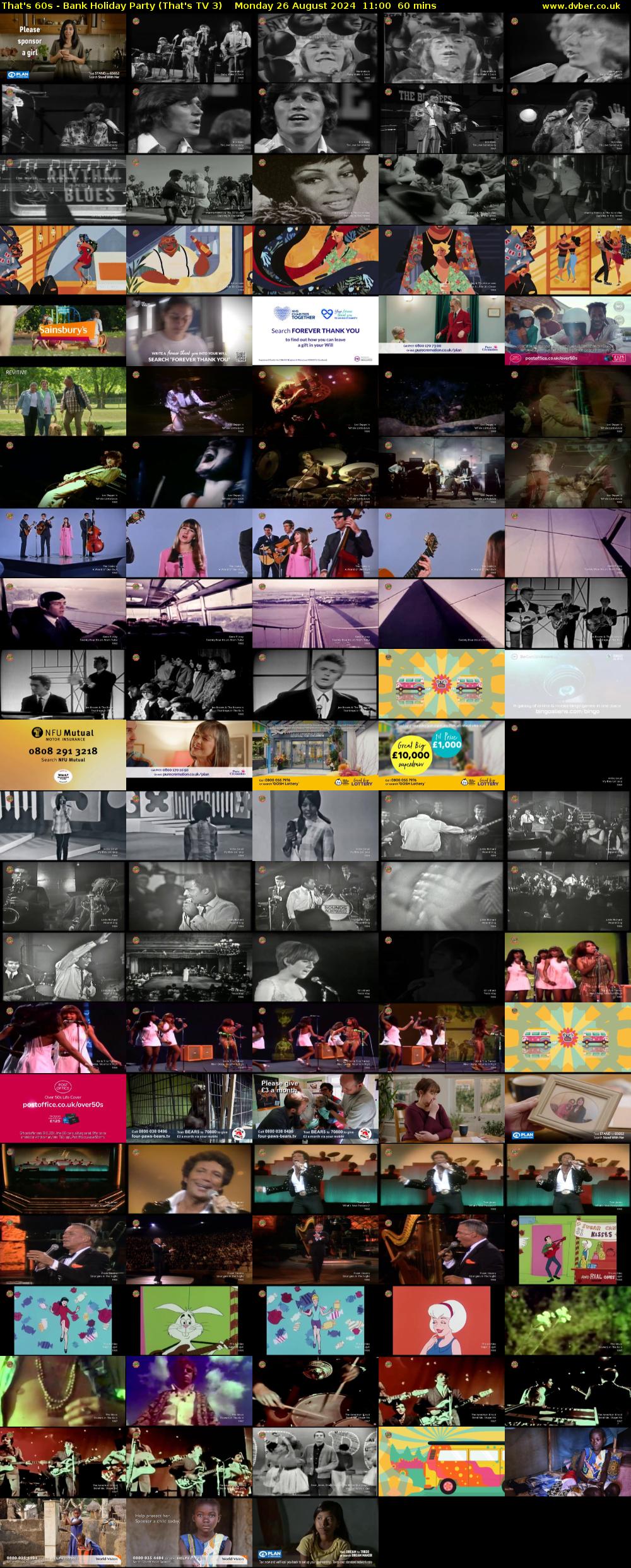 That's 60s - Bank Holiday Party (That's TV 3) Monday 26 August 2024 11:00 - 12:00