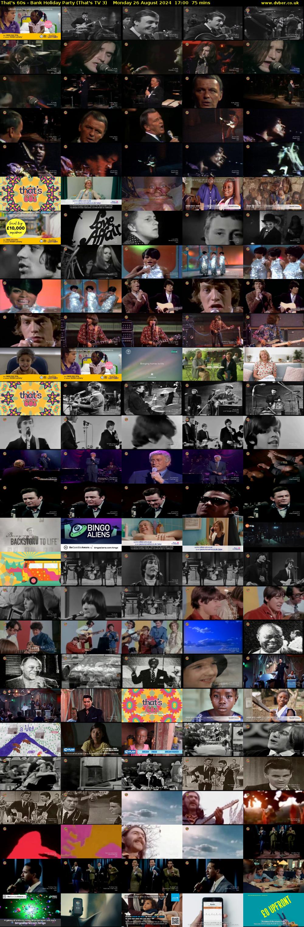 That's 60s - Bank Holiday Party (That's TV 3) Monday 26 August 2024 17:00 - 18:15
