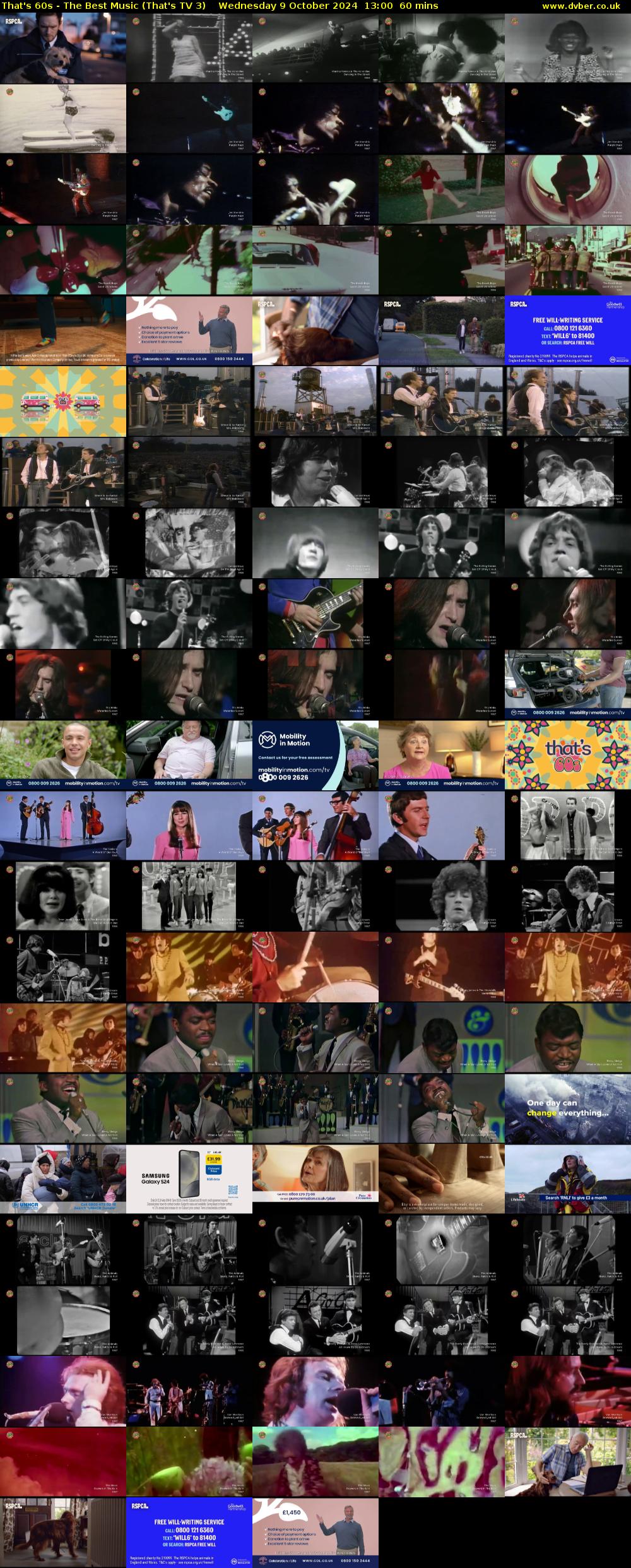 That's 60s - The Best Music (That's TV 3) Wednesday 9 October 2024 13:00 - 14:00