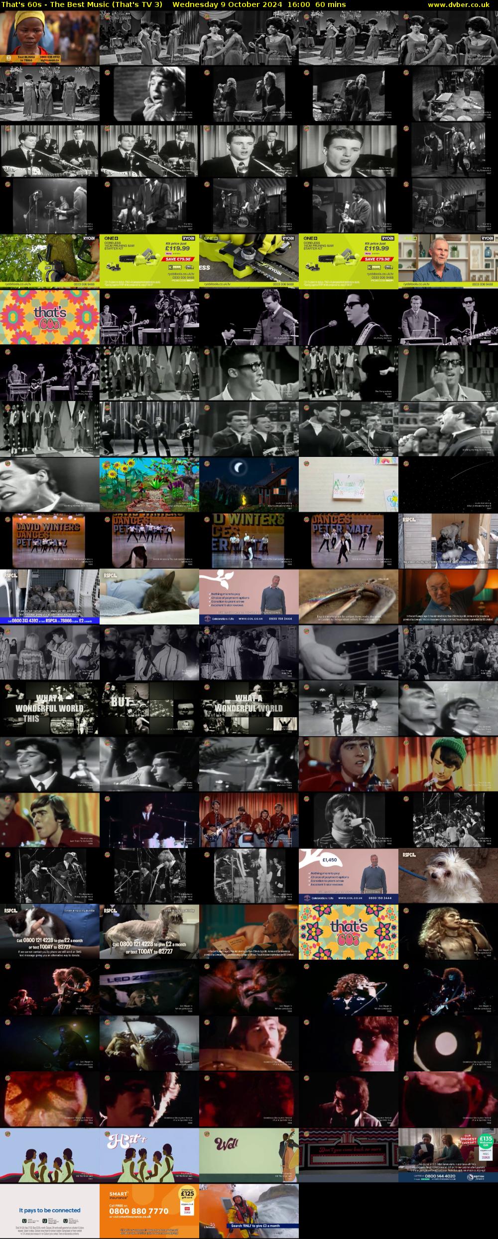 That's 60s - The Best Music (That's TV 3) Wednesday 9 October 2024 16:00 - 17:00