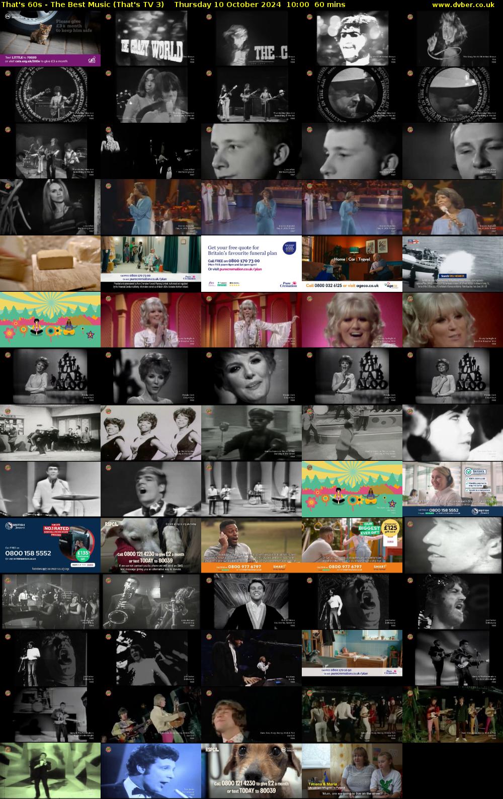That's 60s - The Best Music (That's TV 3) Thursday 10 October 2024 10:00 - 11:00