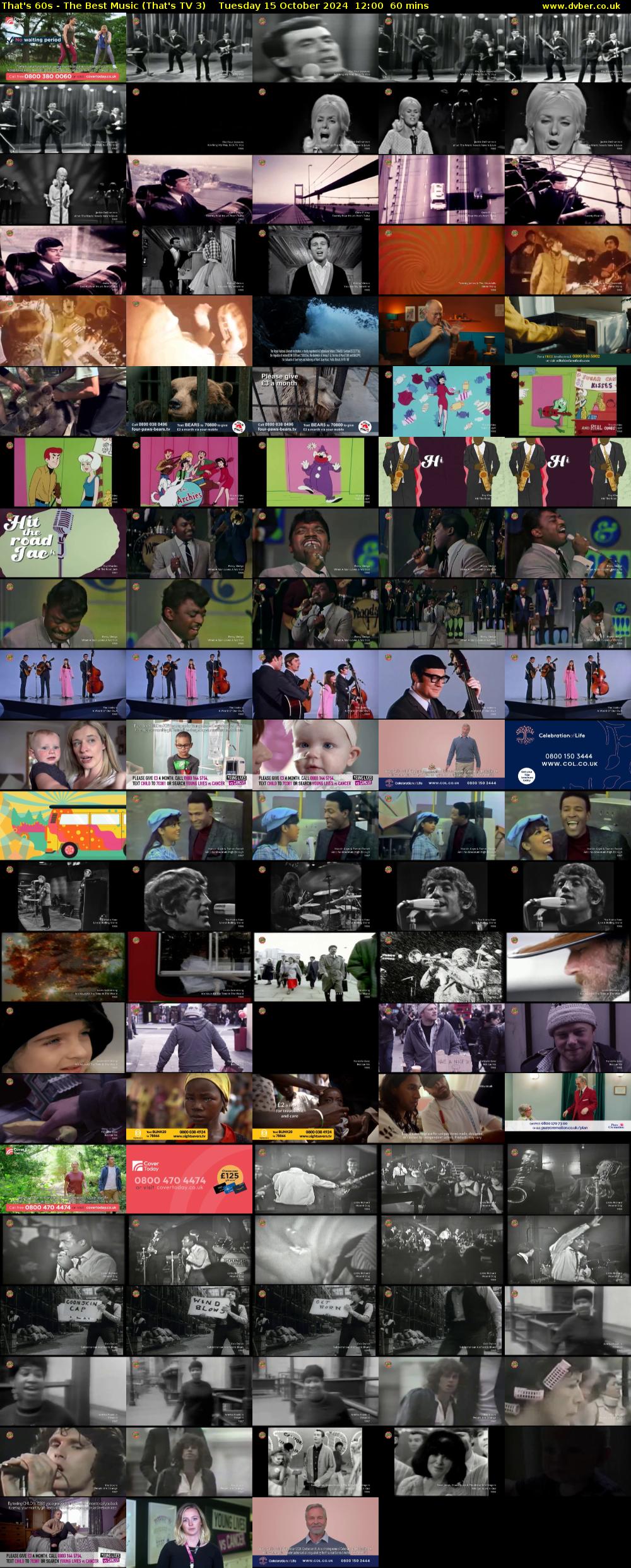 That's 60s - The Best Music (That's TV 3) Tuesday 15 October 2024 12:00 - 13:00