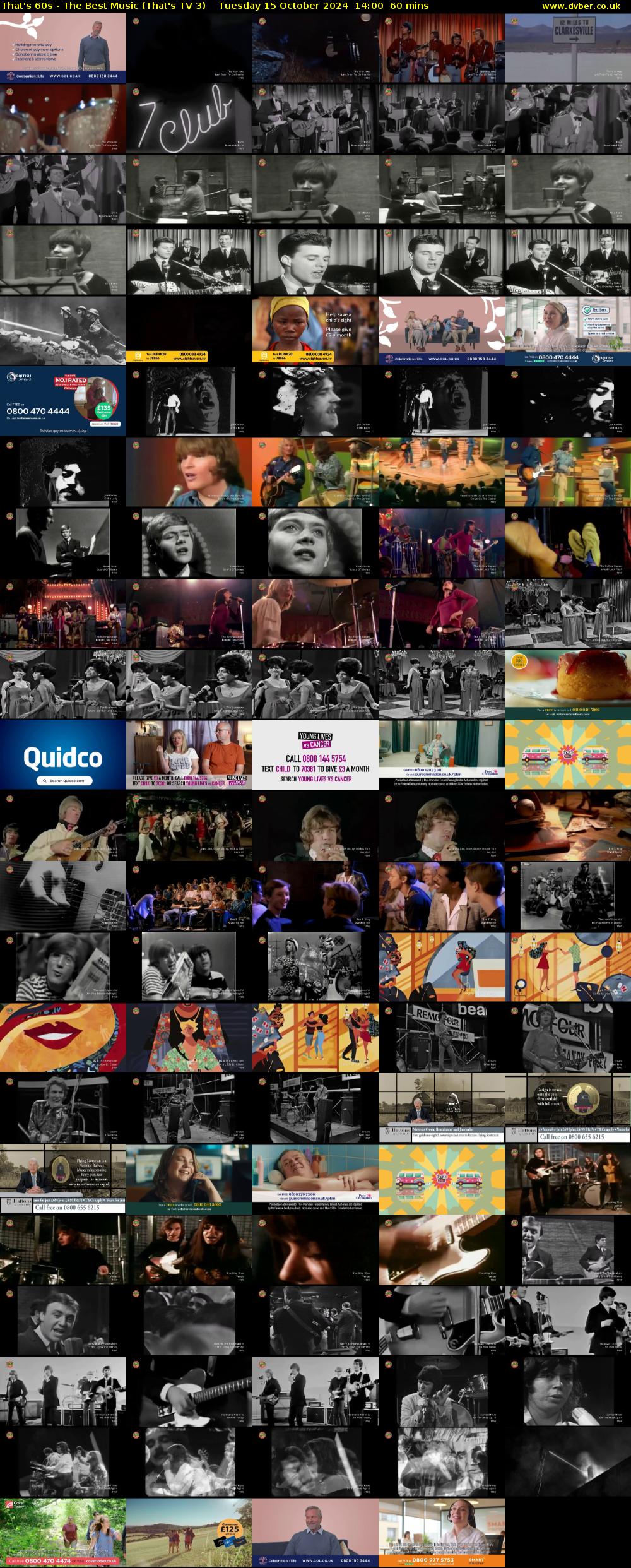 That's 60s - The Best Music (That's TV 3) Tuesday 15 October 2024 14:00 - 15:00