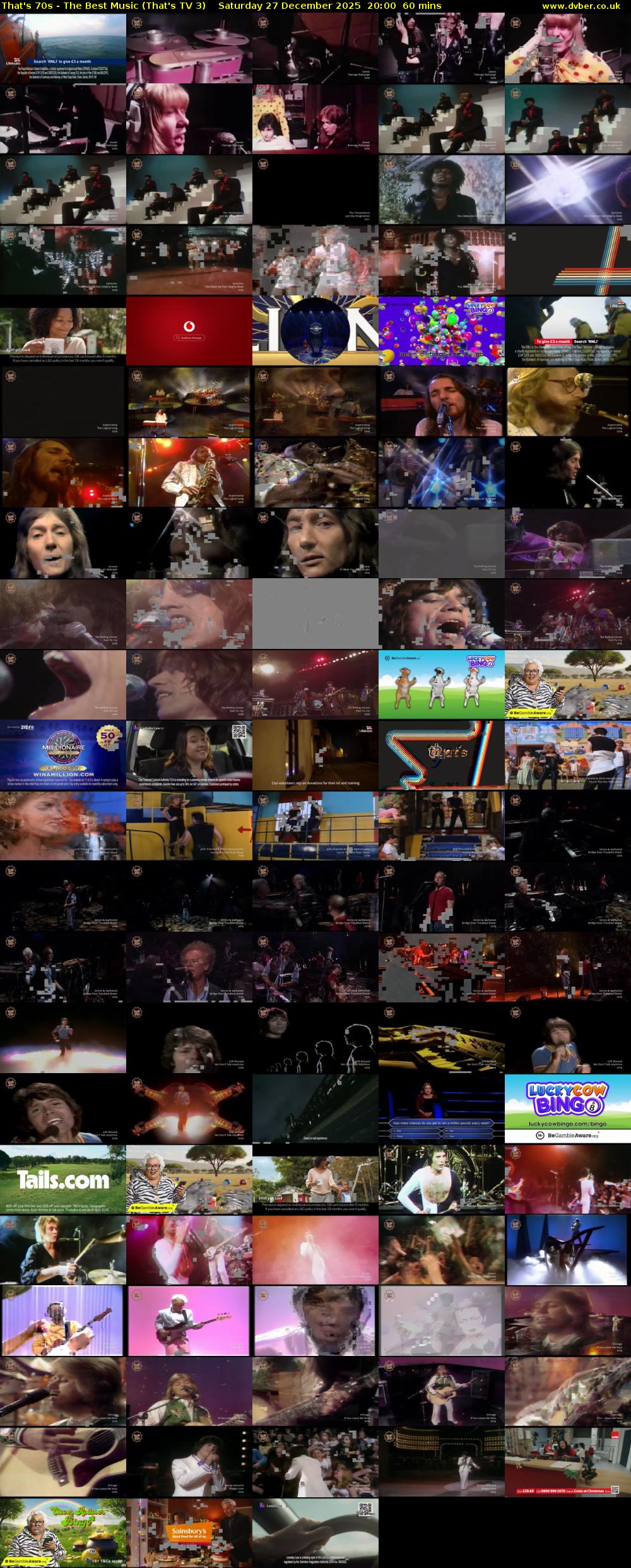 That's 70s - The Best Music (That's TV 3) Saturday 27 December 2025 20:00 - 21:00