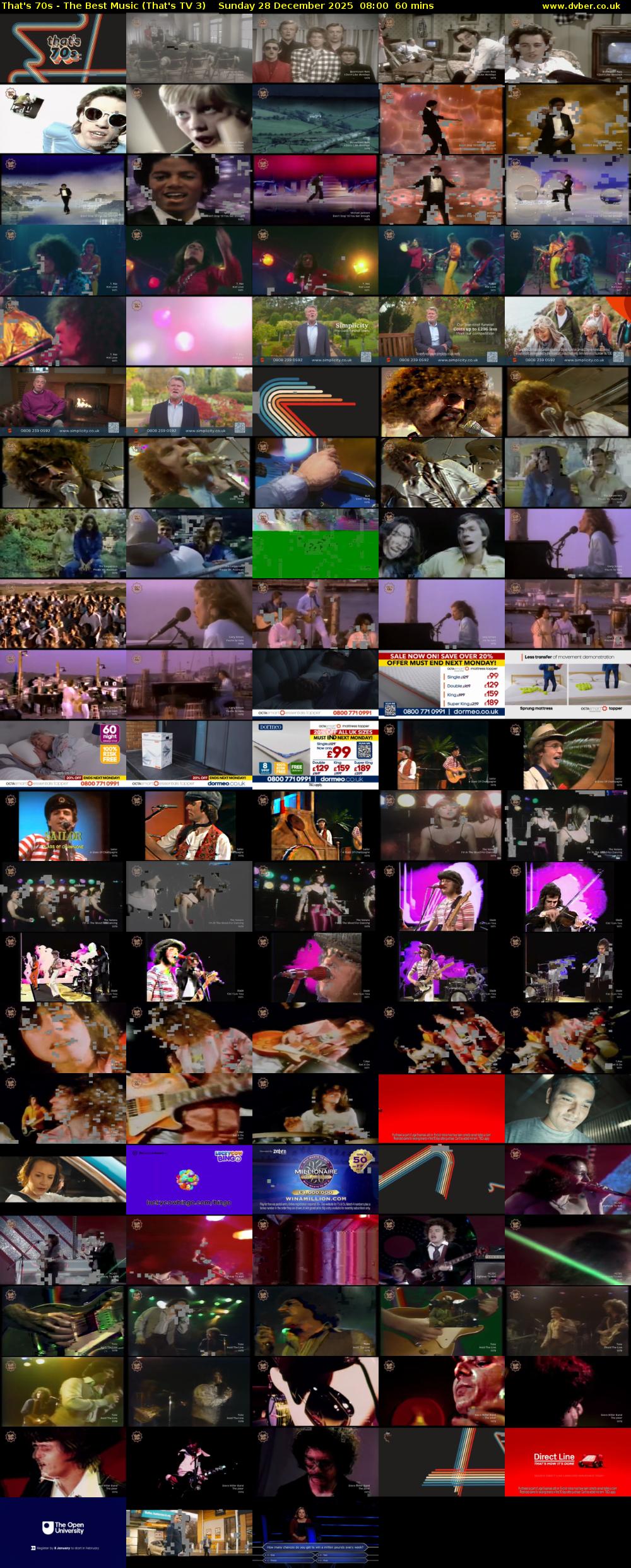 That's 70s - The Best Music (That's TV 3) Sunday 28 December 2025 08:00 - 09:00