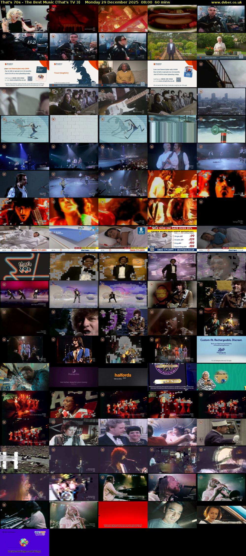 That's 70s - The Best Music (That's TV 3) Monday 29 December 2025 08:00 - 09:00