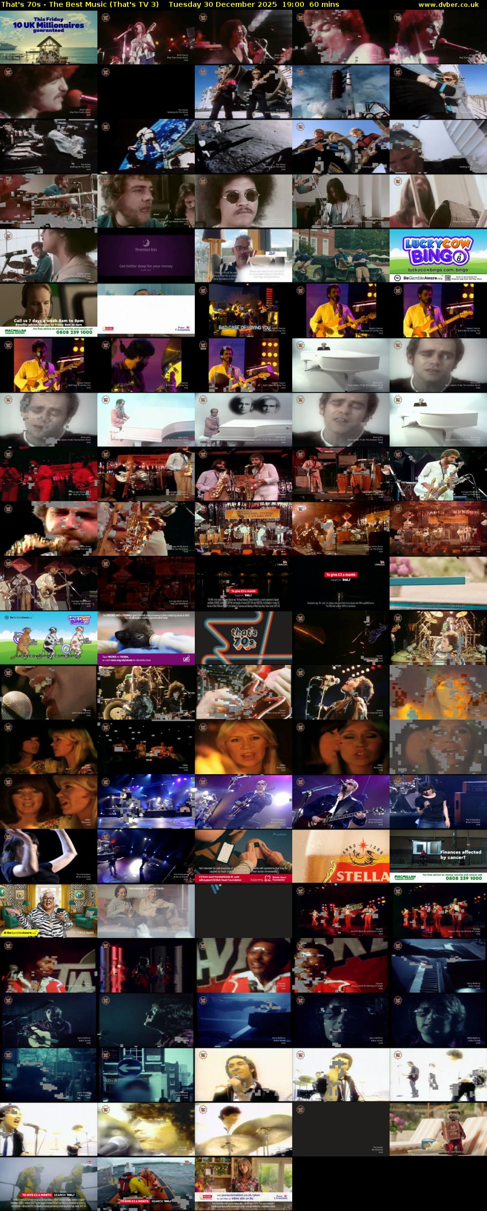 That's 70s - The Best Music (That's TV 3) Tuesday 30 December 2025 19:00 - 20:00