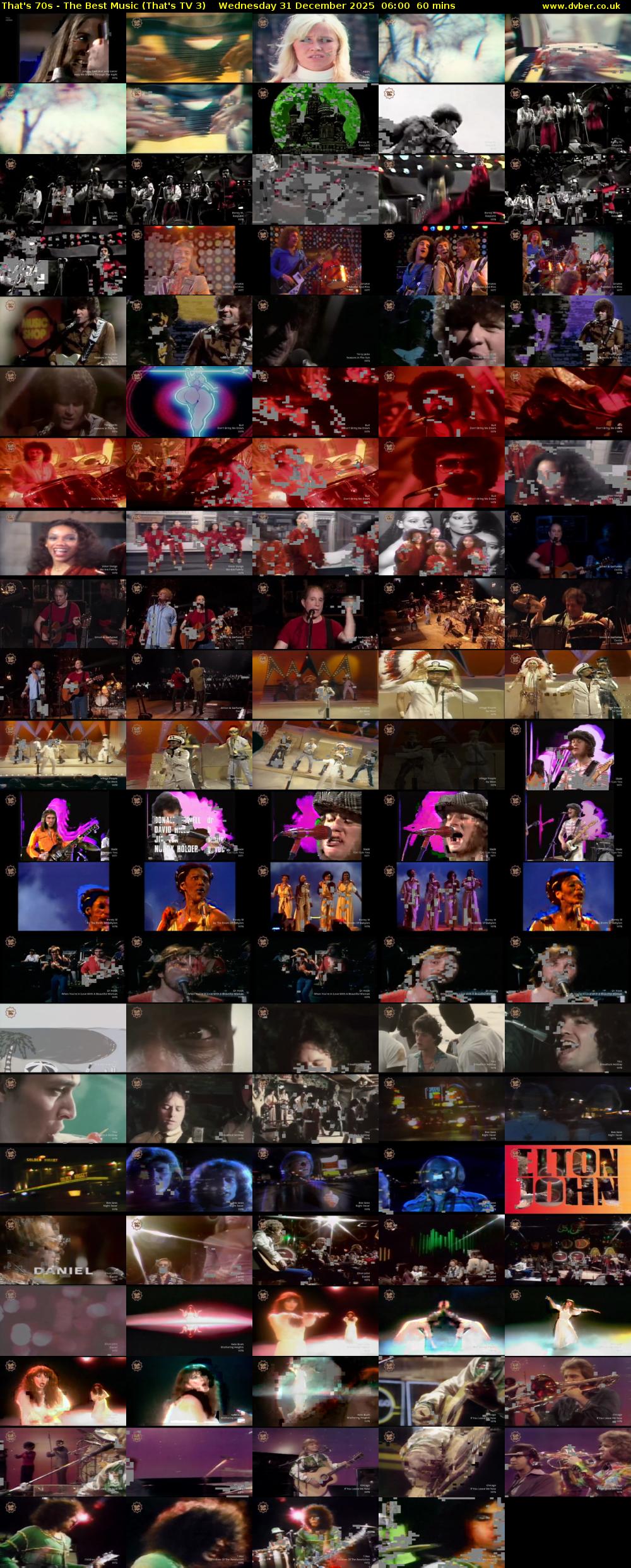 That's 70s - The Best Music (That's TV 3) Wednesday 31 December 2025 06:00 - 07:00