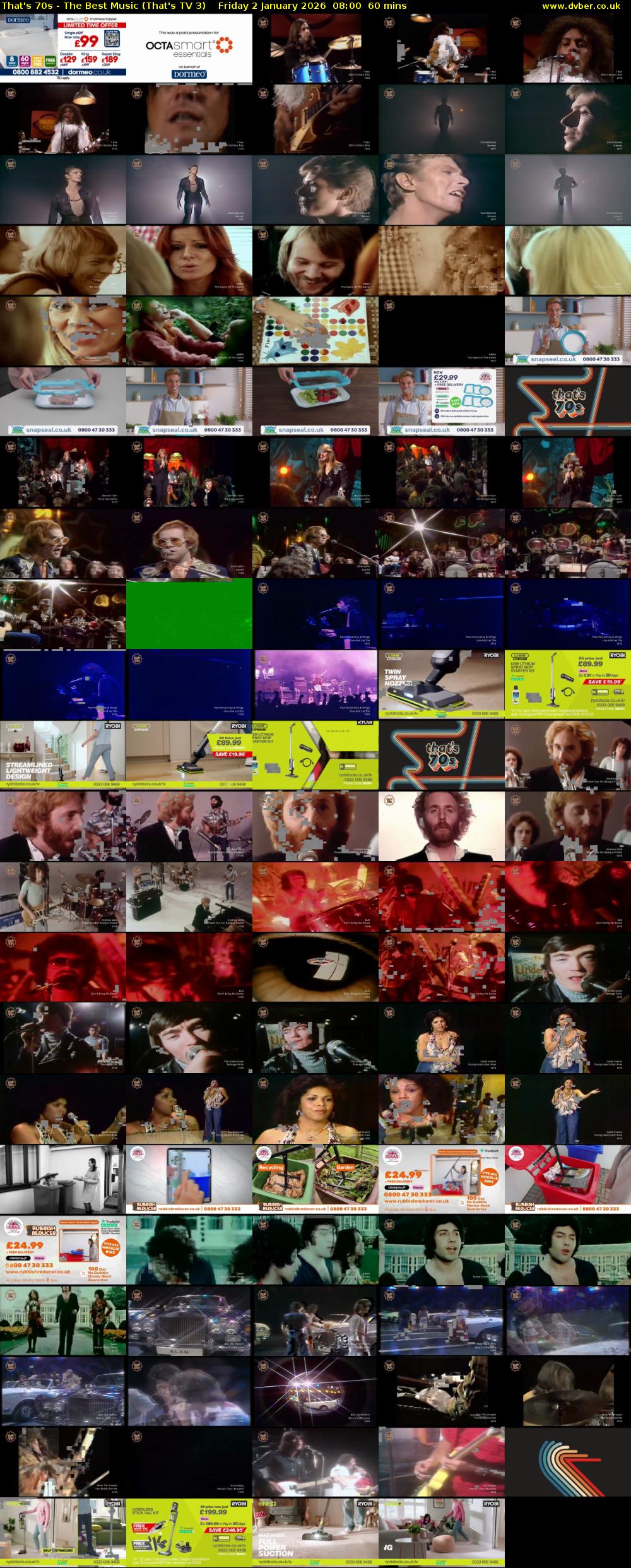 That's 70s - The Best Music (That's TV 3) Friday 2 January 2026 08:00 - 09:00