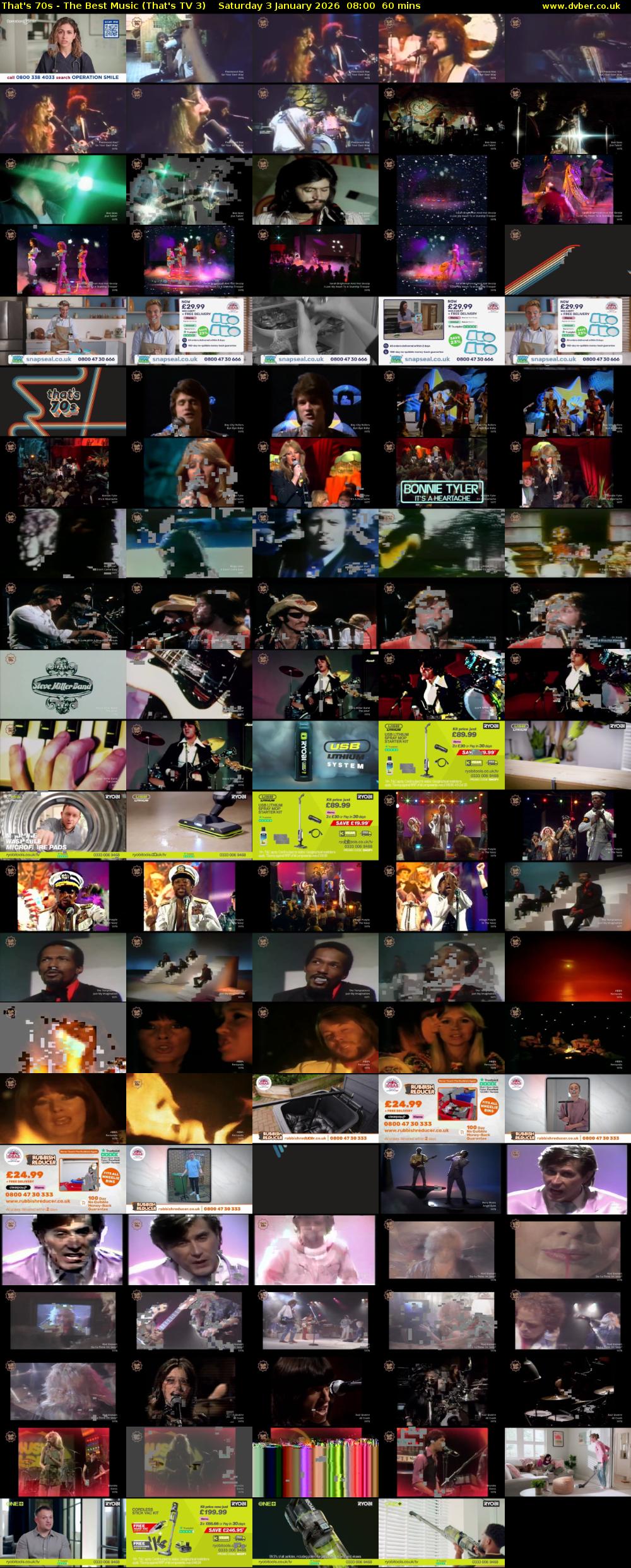 That's 70s - The Best Music (That's TV 3) Saturday 3 January 2026 08:00 - 09:00