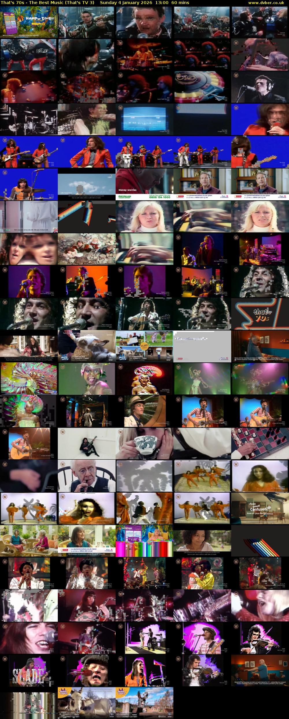 That's 70s - The Best Music (That's TV 3) Sunday 4 January 2026 13:00 - 14:00