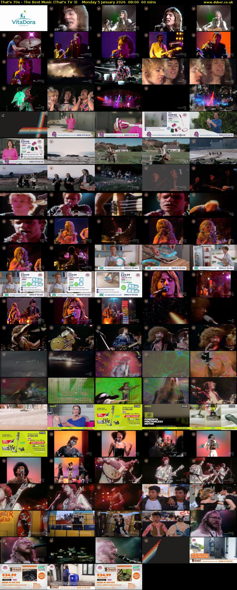 That's 70s - The Best Music (That's TV 3) Monday 5 January 2026 08:00 - 09:00