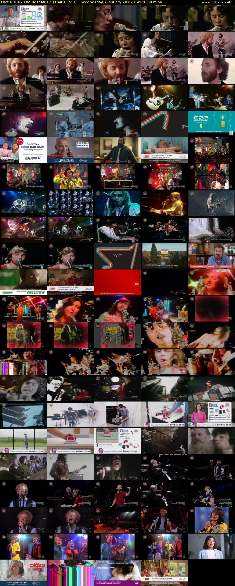 That's 70s - The Best Music (That's TV 3) Wednesday 7 January 2026 09:00 - 10:00