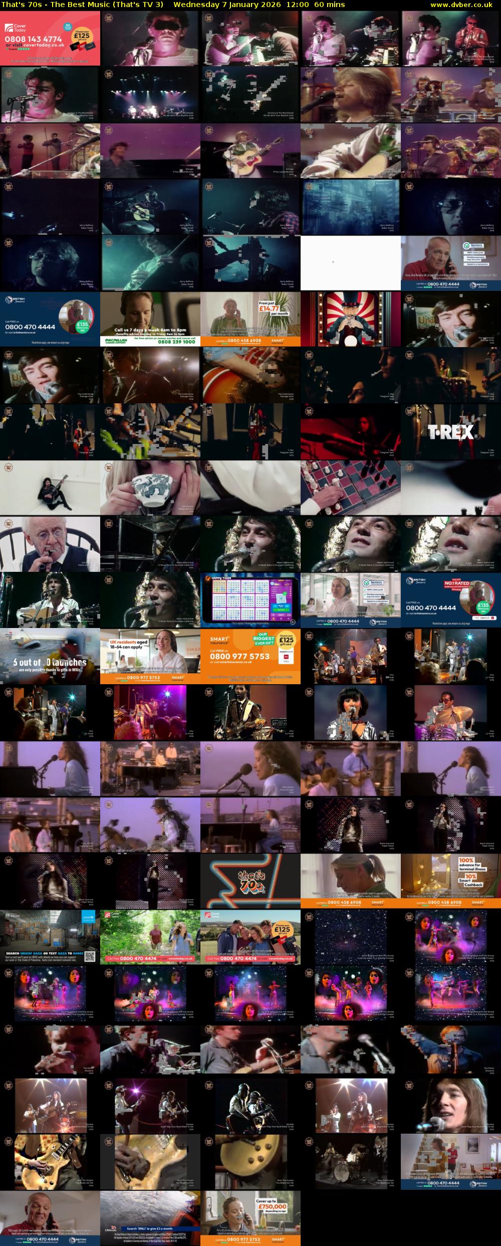 That's 70s - The Best Music (That's TV 3) Wednesday 7 January 2026 12:00 - 13:00