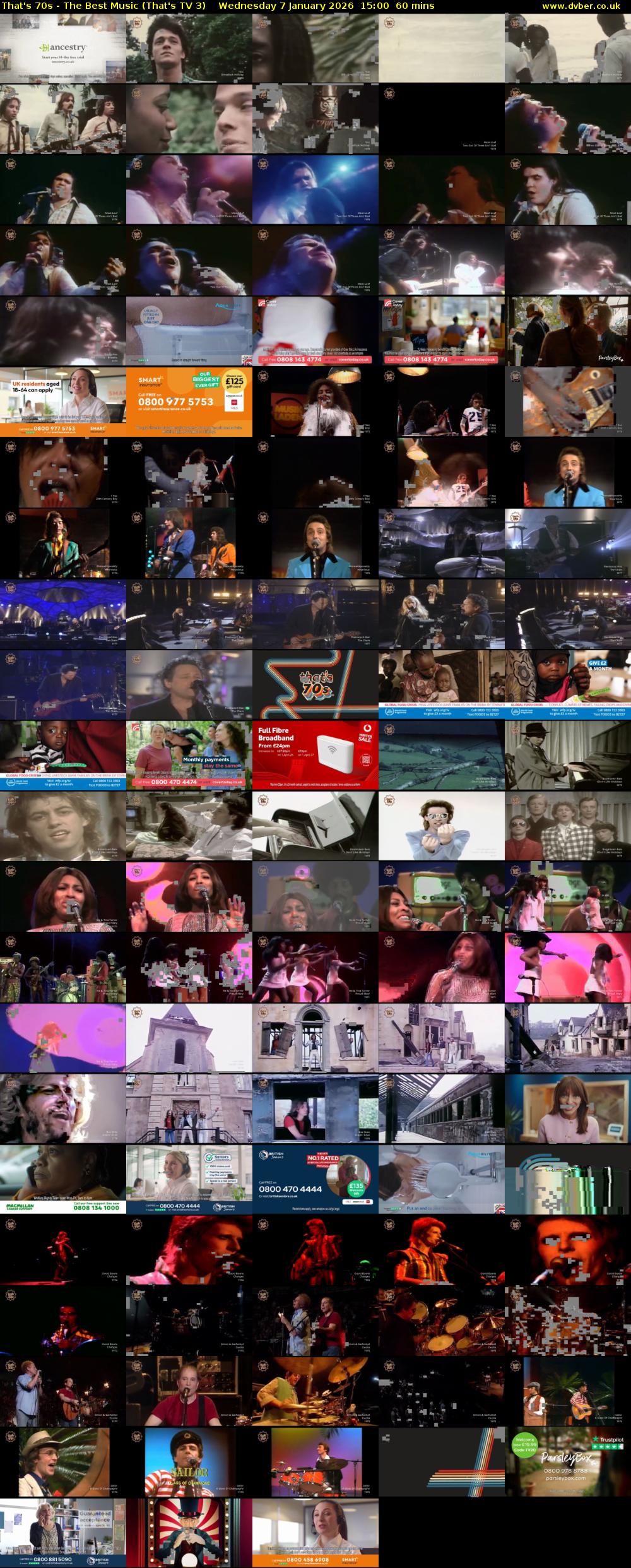 That's 70s - The Best Music (That's TV 3) Wednesday 7 January 2026 15:00 - 16:00