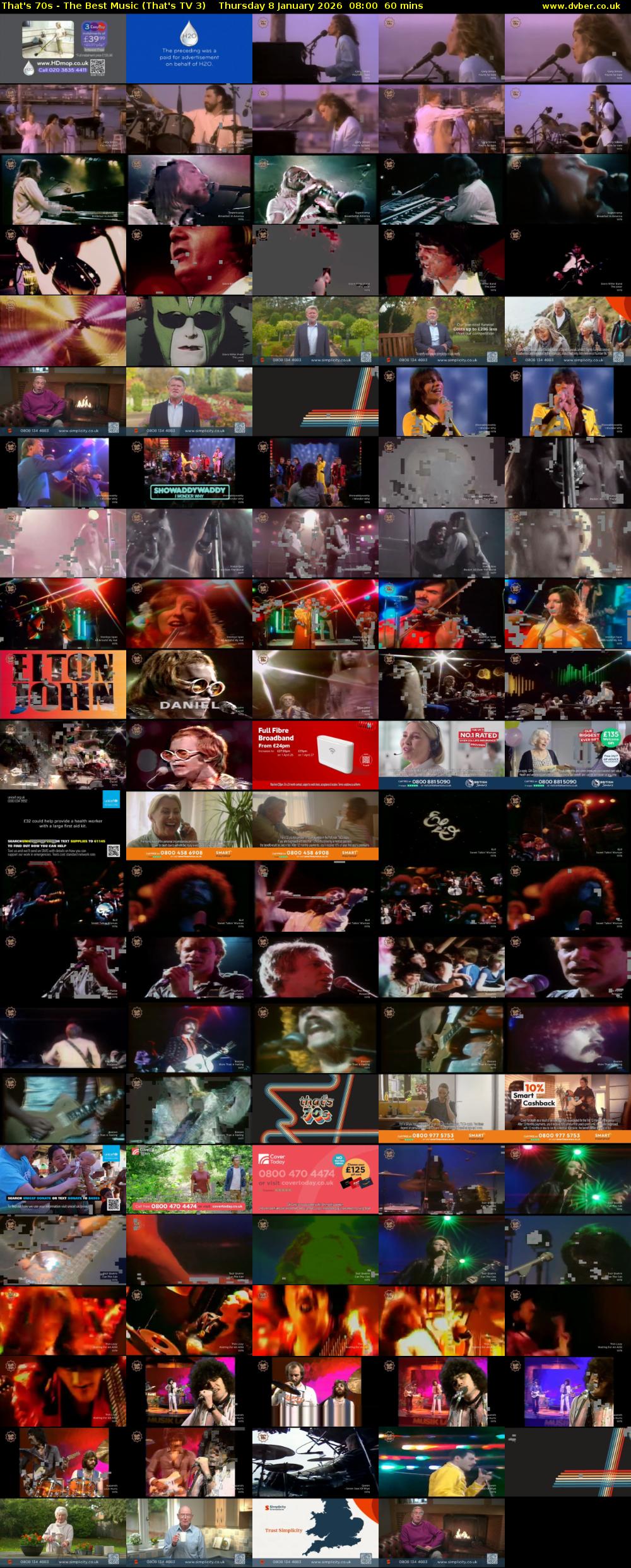 That's 70s - The Best Music (That's TV 3) Thursday 8 January 2026 08:00 - 09:00