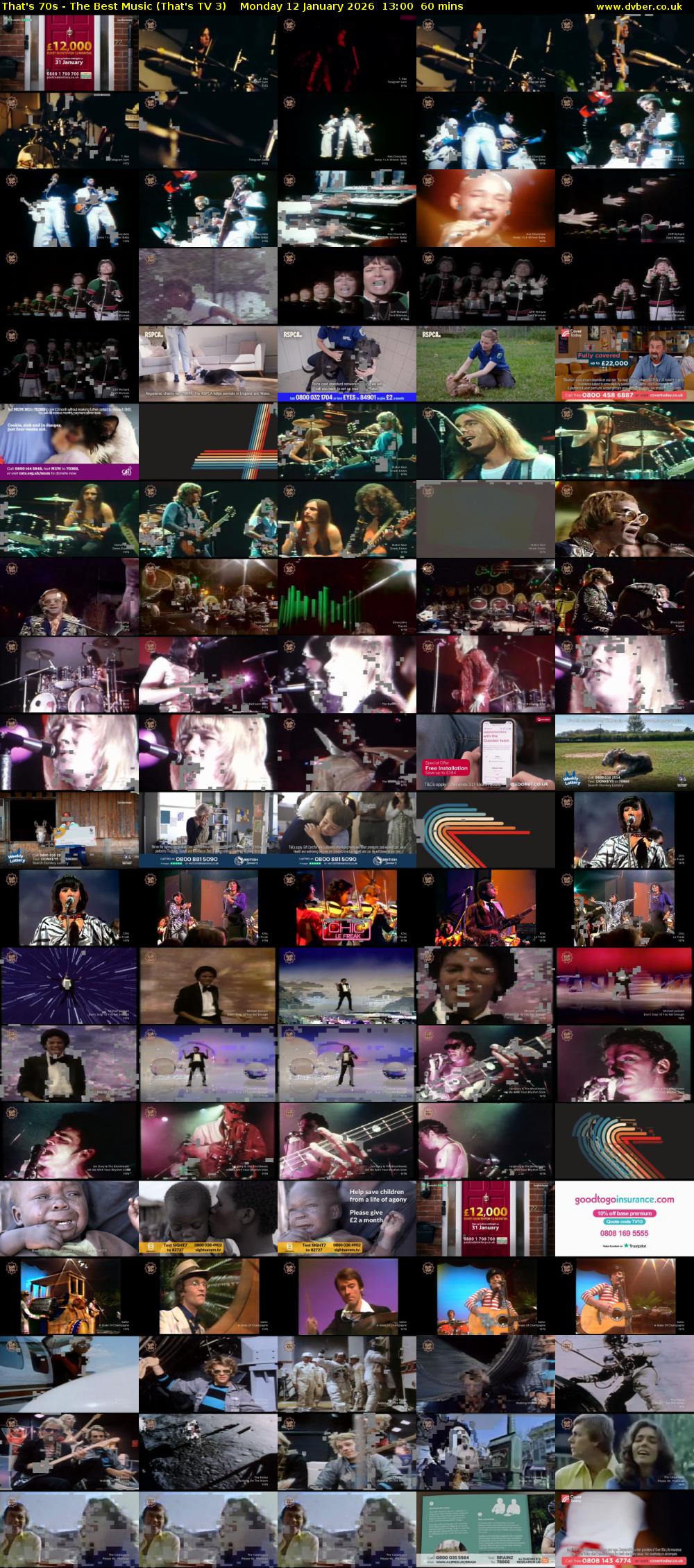 That's 70s - The Best Music (That's TV 3) Monday 12 January 2026 13:00 - 14:00