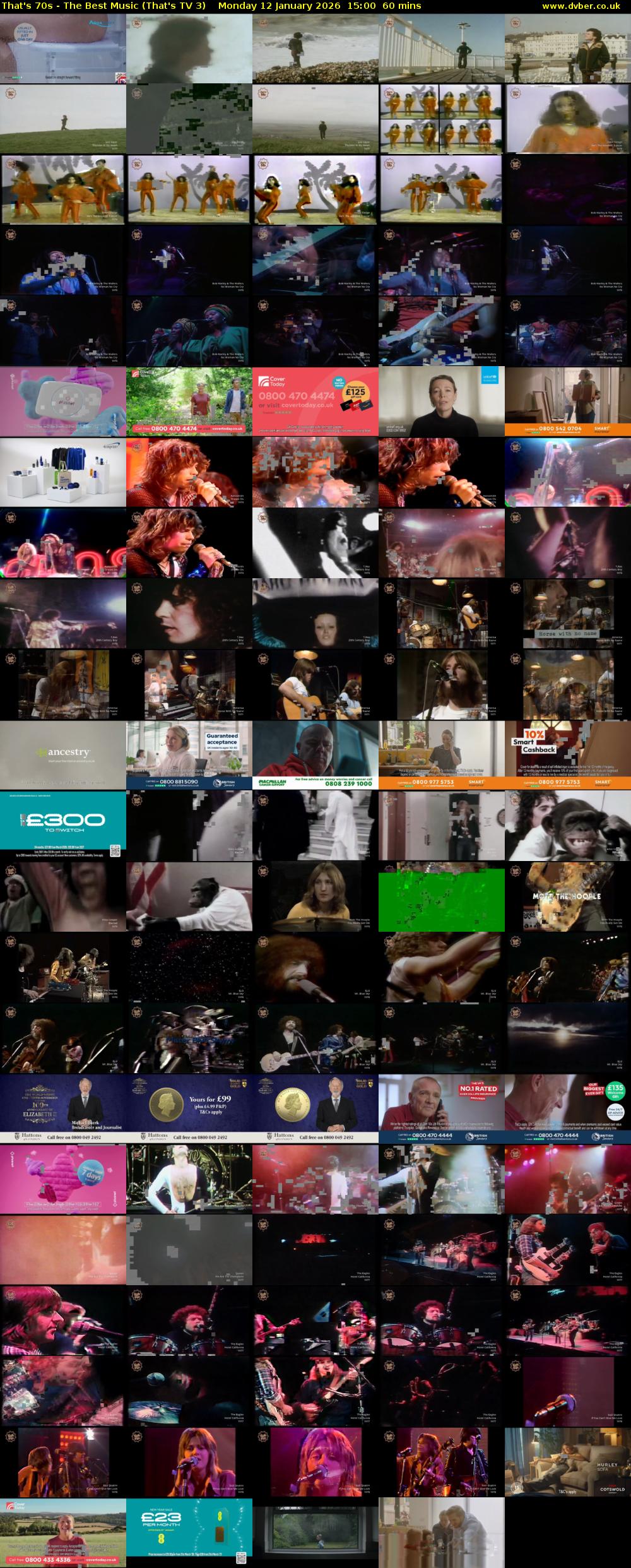 That's 70s - The Best Music (That's TV 3) Monday 12 January 2026 15:00 - 16:00