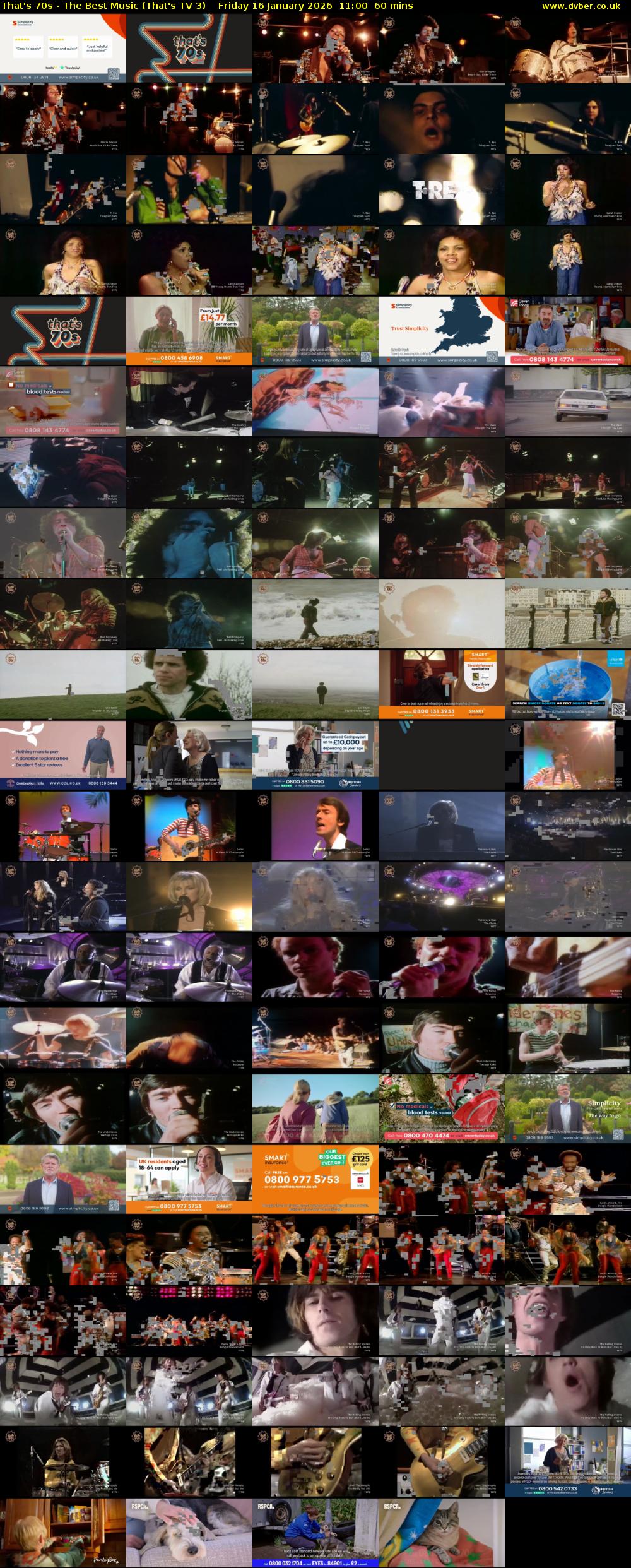 That's 70s - The Best Music (That's TV 3) Friday 16 January 2026 11:00 - 12:00