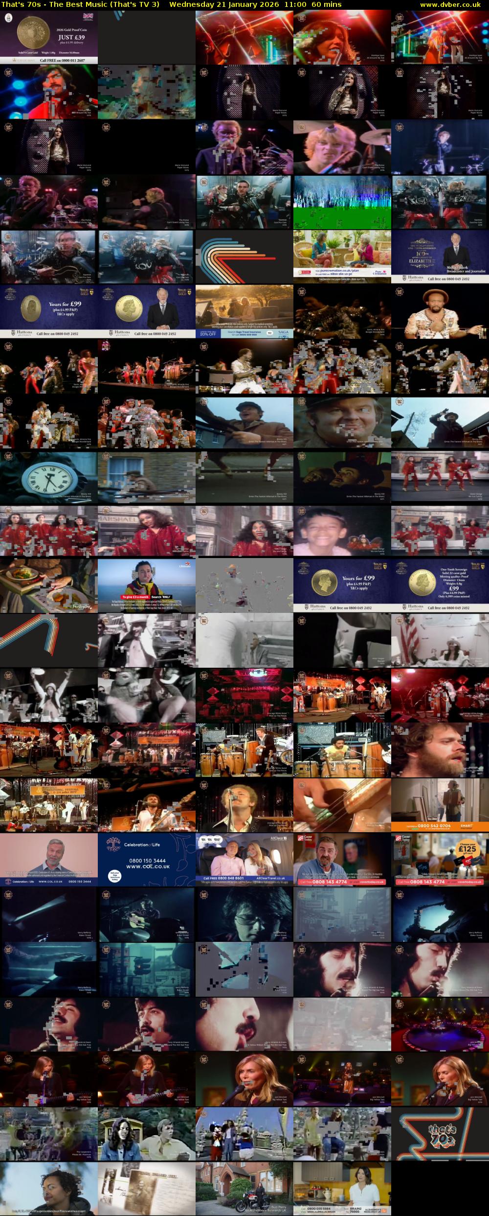 That's 70s - The Best Music (That's TV 3) Wednesday 21 January 2026 11:00 - 12:00