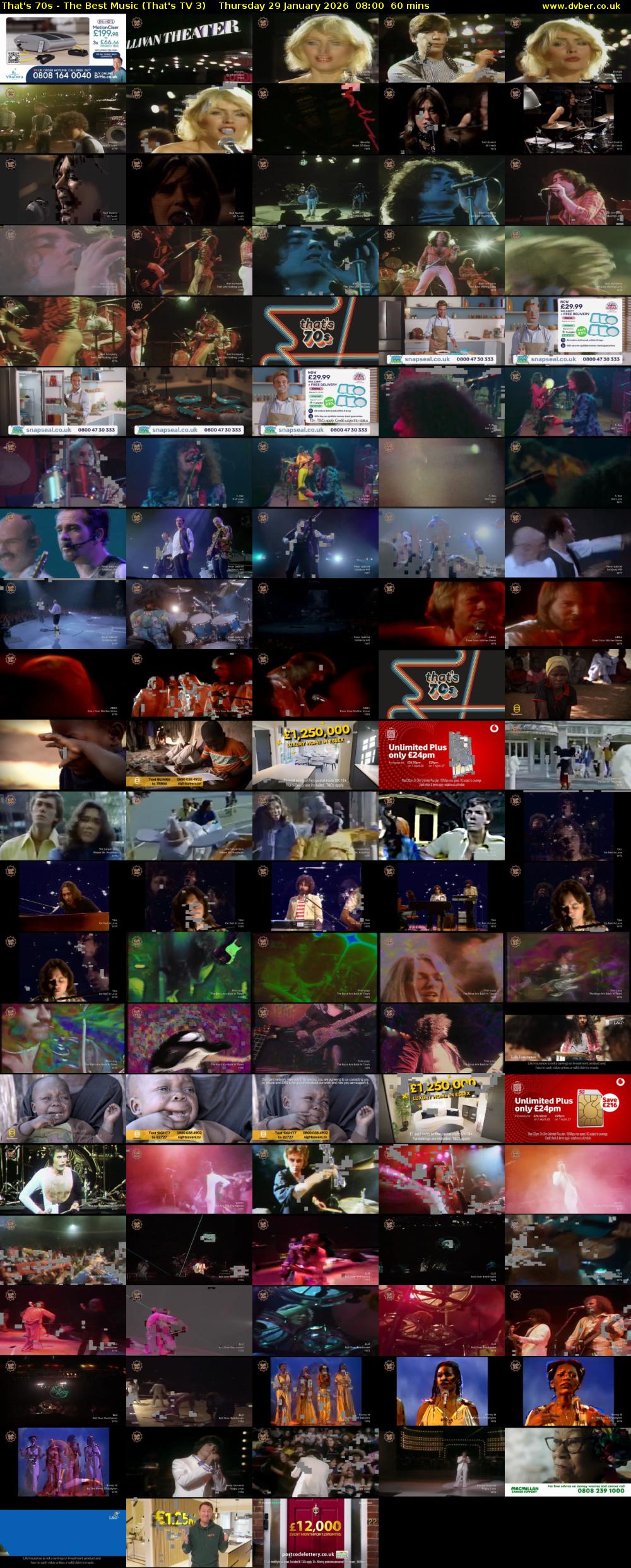 That's 70s - The Best Music (That's TV 3) Thursday 29 January 2026 08:00 - 09:00