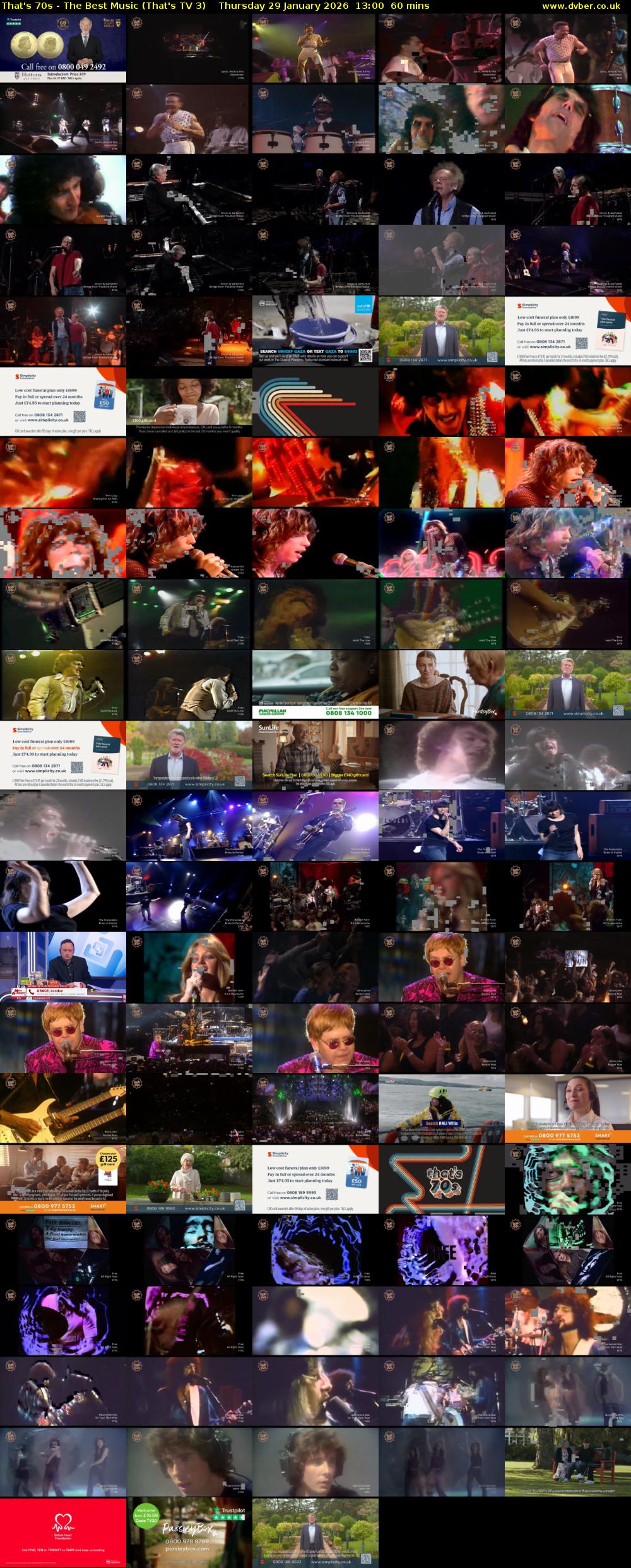 That's 70s - The Best Music (That's TV 3) Thursday 29 January 2026 13:00 - 14:00